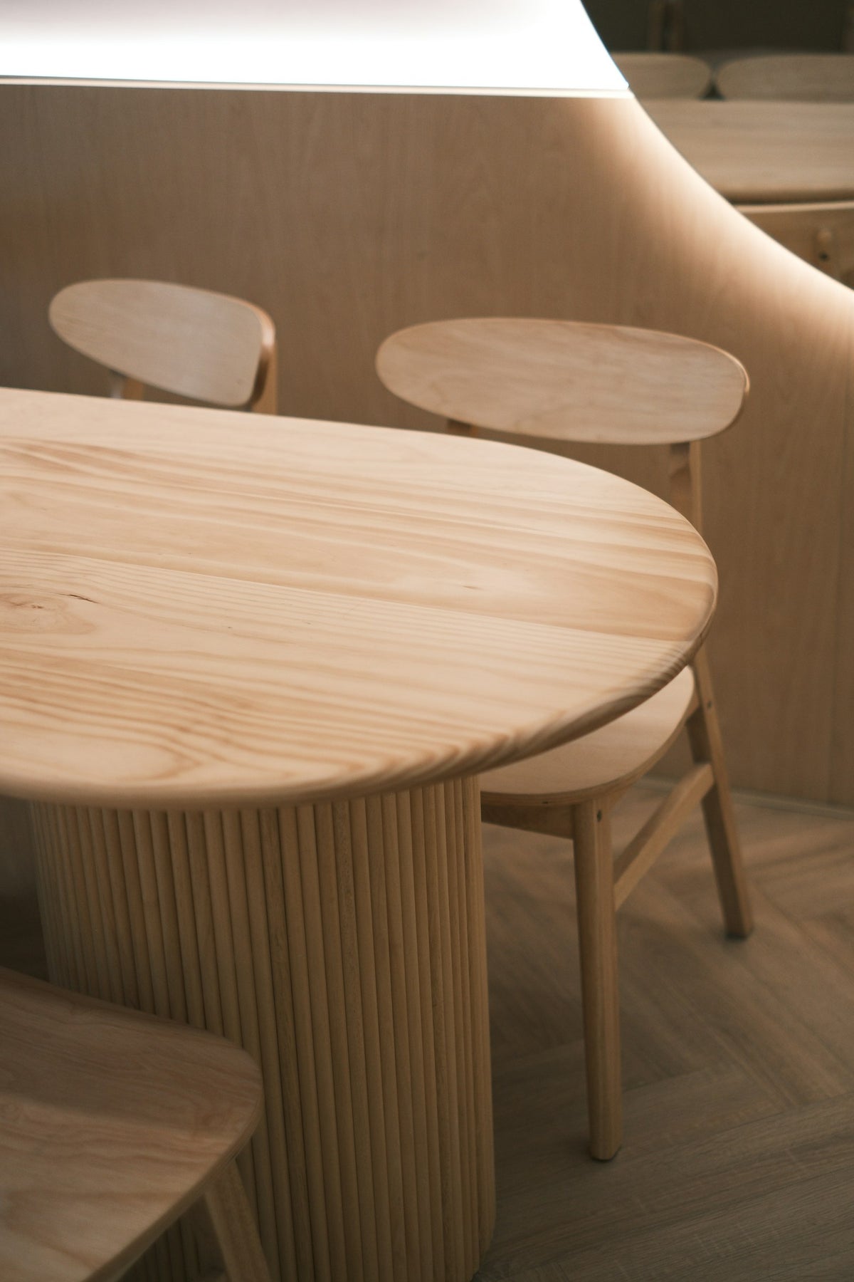 Oak Dining Set Table and Six Chairs from Home Of Furniture